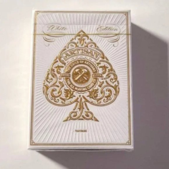 Theory 11 Artisan White Edition Premium Playing Cards - Picture 1 of 2